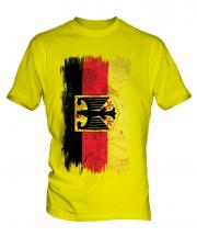 Germany State Grunge Flag Mens T-Shirt