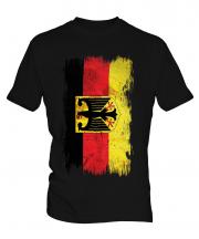 Germany State Grunge Flag Mens T-Shirt