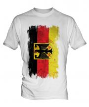 Germany State Grunge Flag Mens T-Shirt