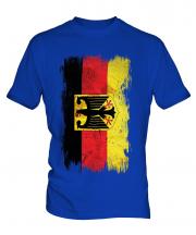 Germany State Grunge Flag Mens T-Shirt
