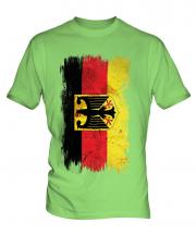 Germany State Grunge Flag Mens T-Shirt