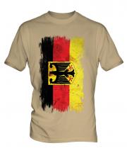 Germany State Grunge Flag Mens T-Shirt
