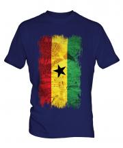 Ghana Grunge Flag Mens T-Shirt