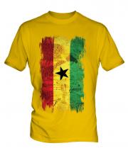 Ghana Grunge Flag Mens T-Shirt