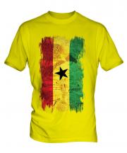 Ghana Grunge Flag Mens T-Shirt