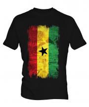 Ghana Grunge Flag Mens T-Shirt