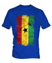 Ghana Grunge Flag Mens T-Shirt