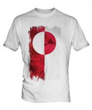 Greenland Grunge Flag Mens T-Shirt
