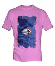 Guam Grunge Flag Mens T-Shirt
