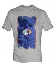 Guam Grunge Flag Mens T-Shirt