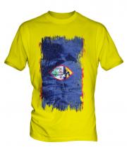 Guam Grunge Flag Mens T-Shirt