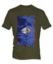 Guam Grunge Flag Mens T-Shirt