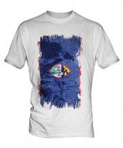 Guam Grunge Flag Mens T-Shirt