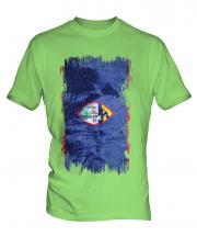 Guam Grunge Flag Mens T-Shirt