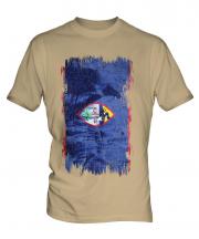 Guam Grunge Flag Mens T-Shirt