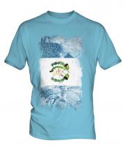 Guatemala Grunge Flag Mens T-Shirt