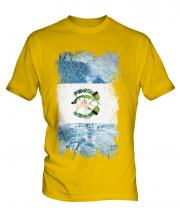 Guatemala Grunge Flag Mens T-Shirt