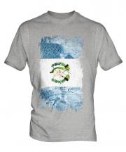 Guatemala Grunge Flag Mens T-Shirt