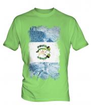 Guatemala Grunge Flag Mens T-Shirt