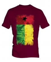 Guinea Bissau Grunge Flag Mens T-Shirt
