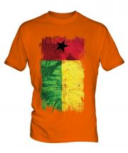 Guinea Bissau Grunge Flag Mens T-Shirt