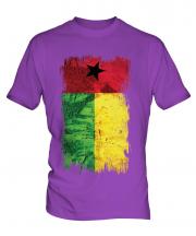 Guinea Bissau Grunge Flag Mens T-Shirt