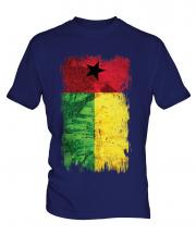 Guinea Bissau Grunge Flag Mens T-Shirt