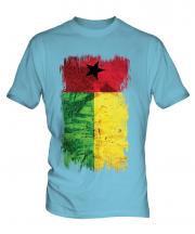 Guinea Bissau Grunge Flag Mens T-Shirt