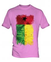 Guinea Bissau Grunge Flag Mens T-Shirt