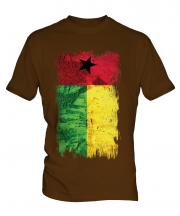 Guinea Bissau Grunge Flag Mens T-Shirt