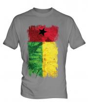 Guinea Bissau Grunge Flag Mens T-Shirt