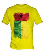 Guinea Bissau Grunge Flag Mens T-Shirt