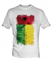 Guinea Bissau Grunge Flag Mens T-Shirt