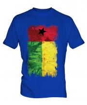 Guinea Bissau Grunge Flag Mens T-Shirt