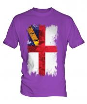 Herm Grunge Flag Mens T-Shirt