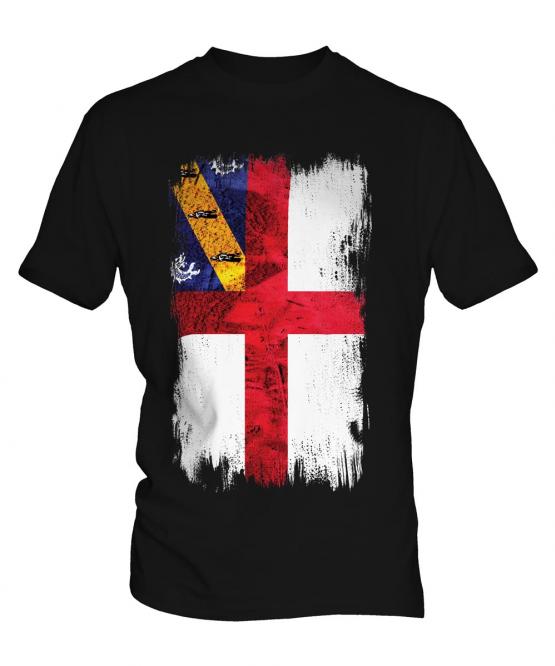 Herm Grunge Flag Mens T-Shirt