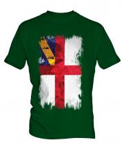Herm Grunge Flag Mens T-Shirt