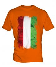 Hungary Grunge Flag Mens T-Shirt