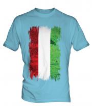 Hungary Grunge Flag Mens T-Shirt