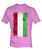 Hungary Grunge Flag Mens T-Shirt