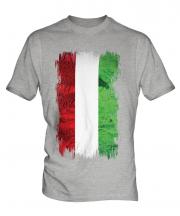 Hungary Grunge Flag Mens T-Shirt