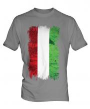 Hungary Grunge Flag Mens T-Shirt