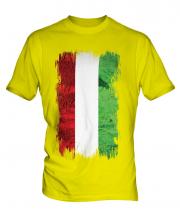Hungary Grunge Flag Mens T-Shirt