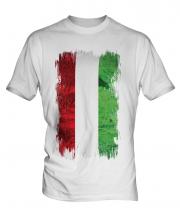 Hungary Grunge Flag Mens T-Shirt