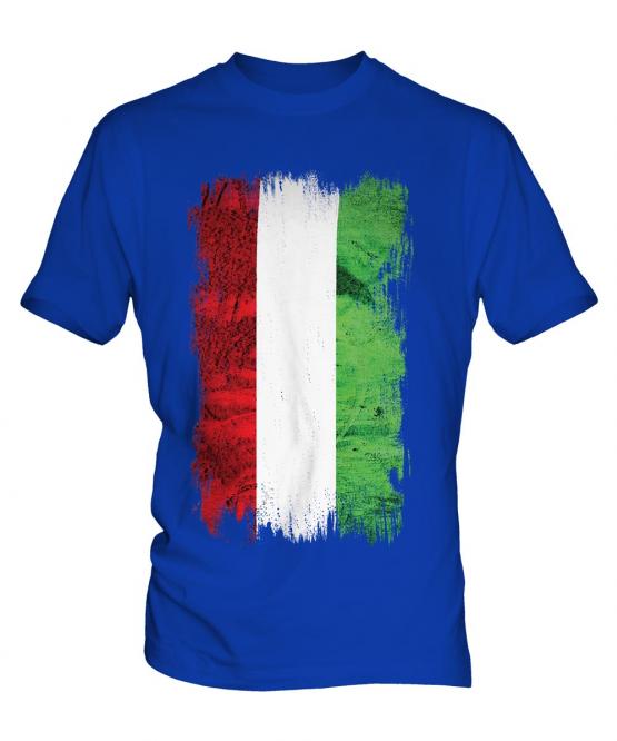 Hungary Grunge Flag Mens T-Shirt