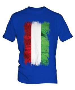 Hungary Grunge Flag Mens T-Shirt