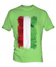 Hungary Grunge Flag Mens T-Shirt