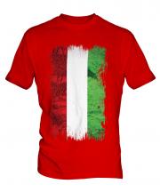 Hungary Grunge Flag Mens T-Shirt