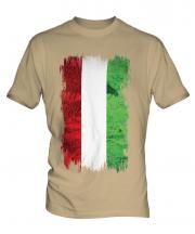 Hungary Grunge Flag Mens T-Shirt