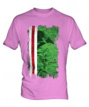 Ichkeria Grunge Flag Mens T-Shirt